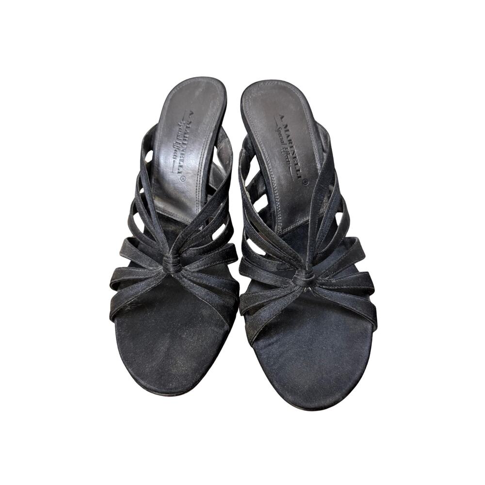 A marinelli leather sole shoes bells size 7.5 m